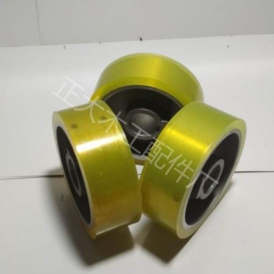 四面刨膠輪同步輪聚氨酯壓輪光面輪橡膠輪pu耐磨輪木工機(jī)械配件